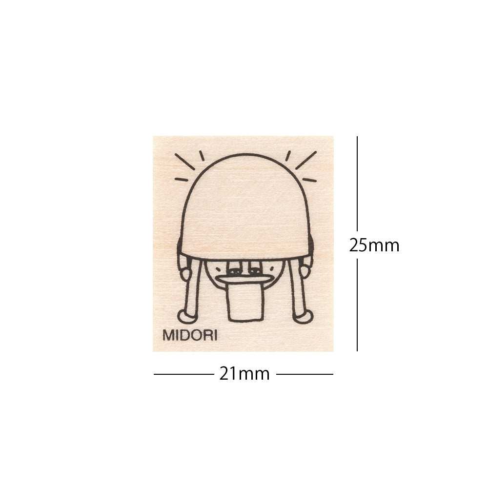 Ojisan 30th Anniversary Wooden Stamp B