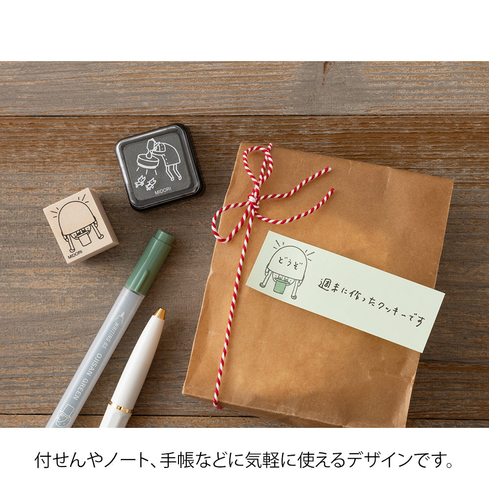 Ojisan 30th Anniversary Wooden Stamp B