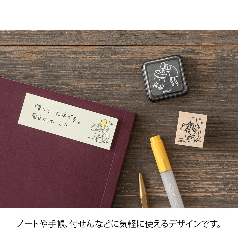 Ojisan 30th Anniversary Wooden Stamp C