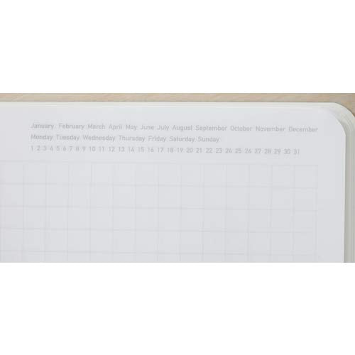 STÁLOGY 365 Days Notebook Gridded Black [A6]