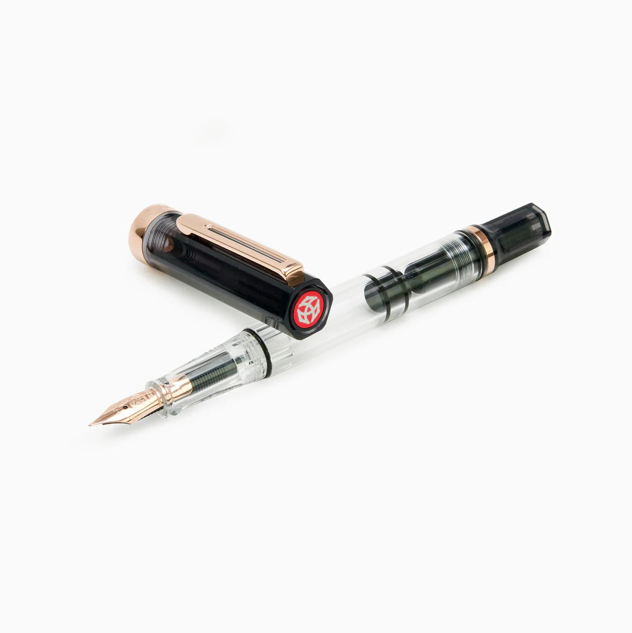 TWSBI ECO SMOKE ROSEGOLD FOUNTAIN PEN EF/F/M