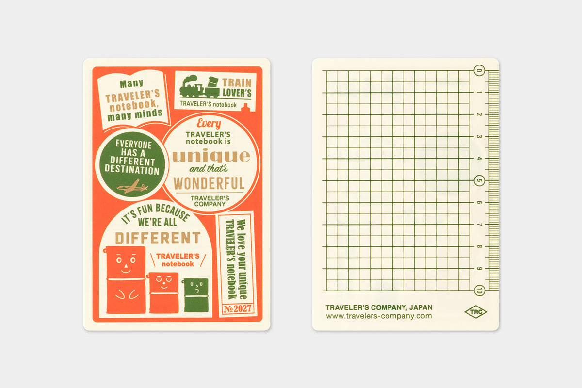 Traveler's Company 2027 Passport Size Underlay - forpöntun