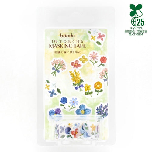 Límmiðarúlla - útsaumuð blóm