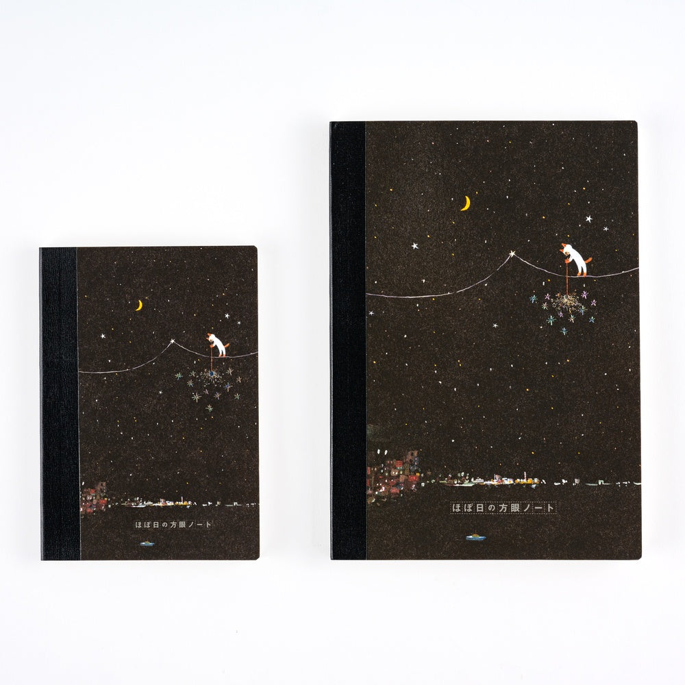Hiroko Kubota: Hobonichi Graph Notebook (A6) - Another night of falling star sparklers