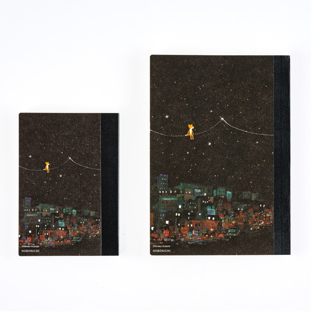 Hiroko Kubota: Hobonichi Graph Notebook (A6) - Another night of falling star sparklers