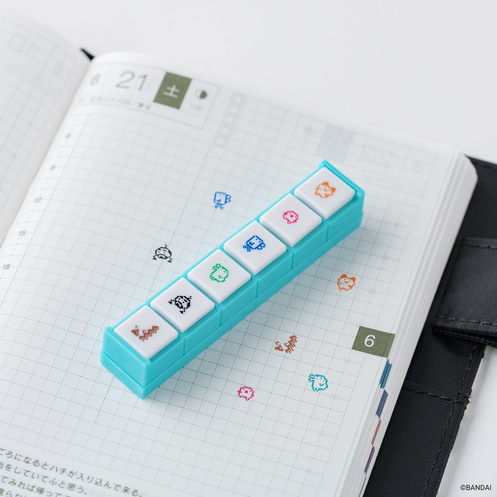 Kodomo no Kao x Hobonichi: Pochitto6 Push-Button Stamp (Tamagotchi)
