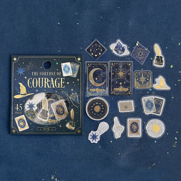 BGM 45 límmiðar í pakka - Courage