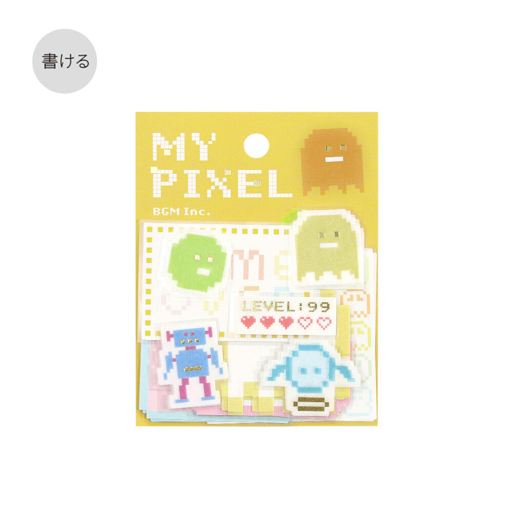 Dagbókarlímmiðar - My Pixel gulur pakki
