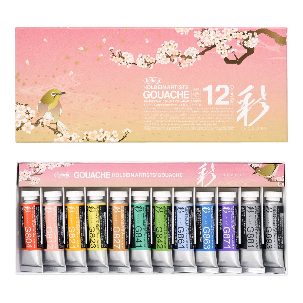 Holbein Artist Gouache Traditional Colors of Japan - Spring