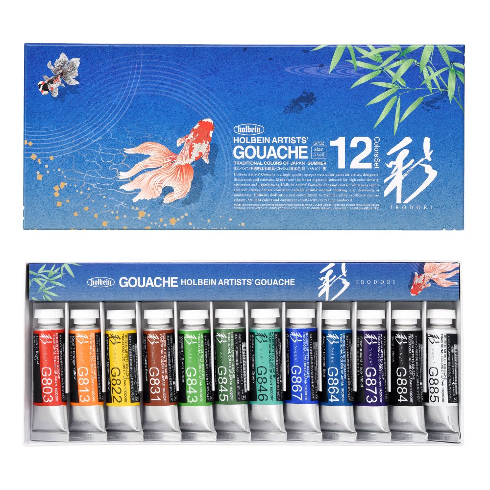Holbein Artist Gouache Traditional Colors of Japan - Summer