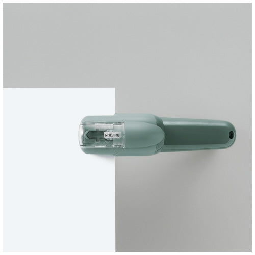 Kokuyo heftalaus heftari - Blue Green