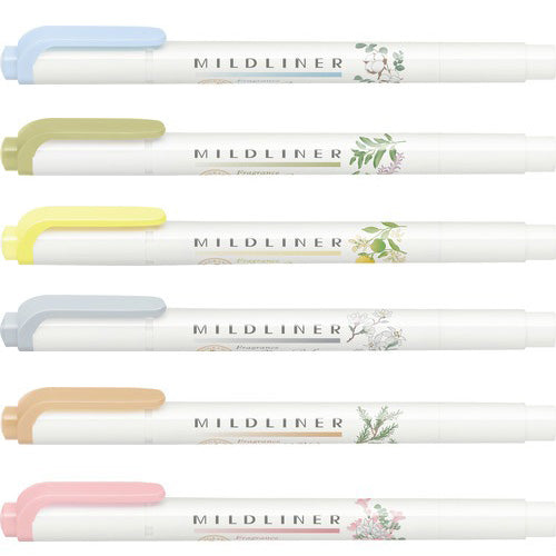 Mildliner með ilm - 6 litir