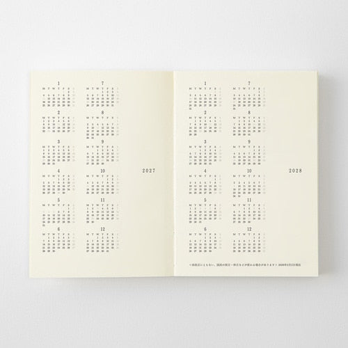 MD Notebook Diary A7 2027