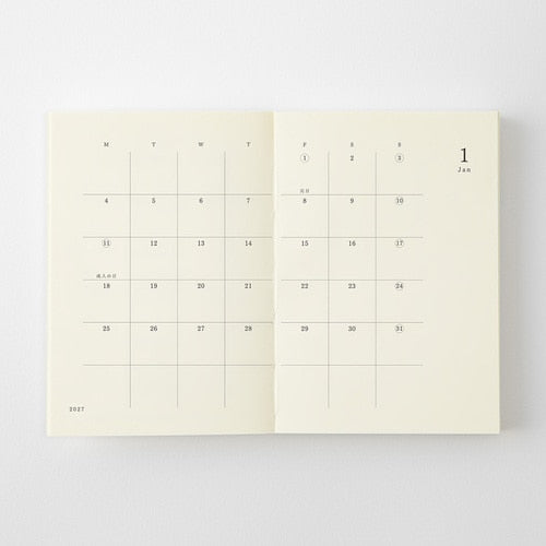 MD Notebook Diary A7 2027