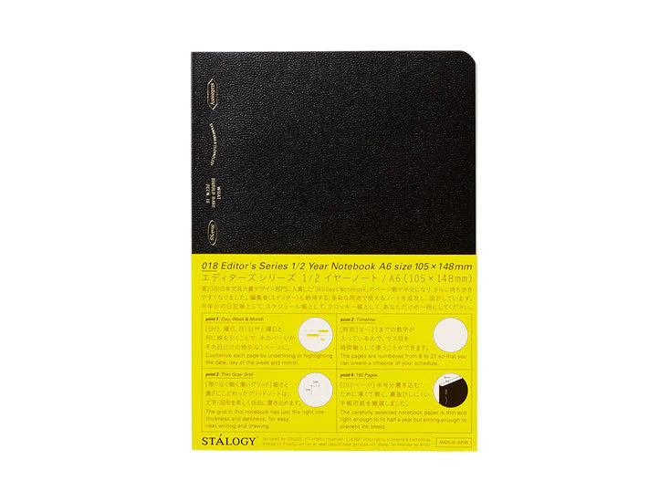 STÁLOGY 1/2 Year Notebook [A6]