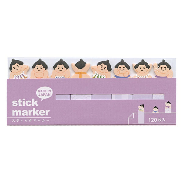 Bókamerki með lími - sumo