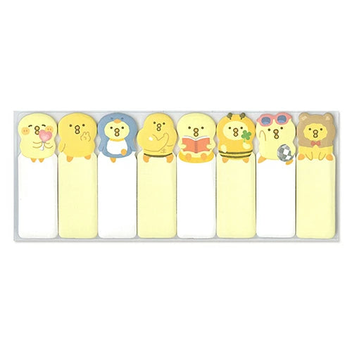 Bókamerki með lími - Piyoko í fríi