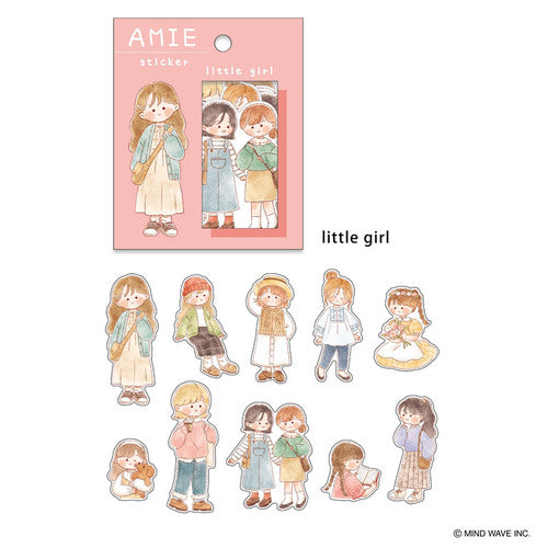 Límmiðar (40 í pakka) - litlar stelpur