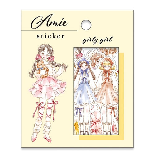 Límmiðar (40 í pakka) - harajuku stelpur