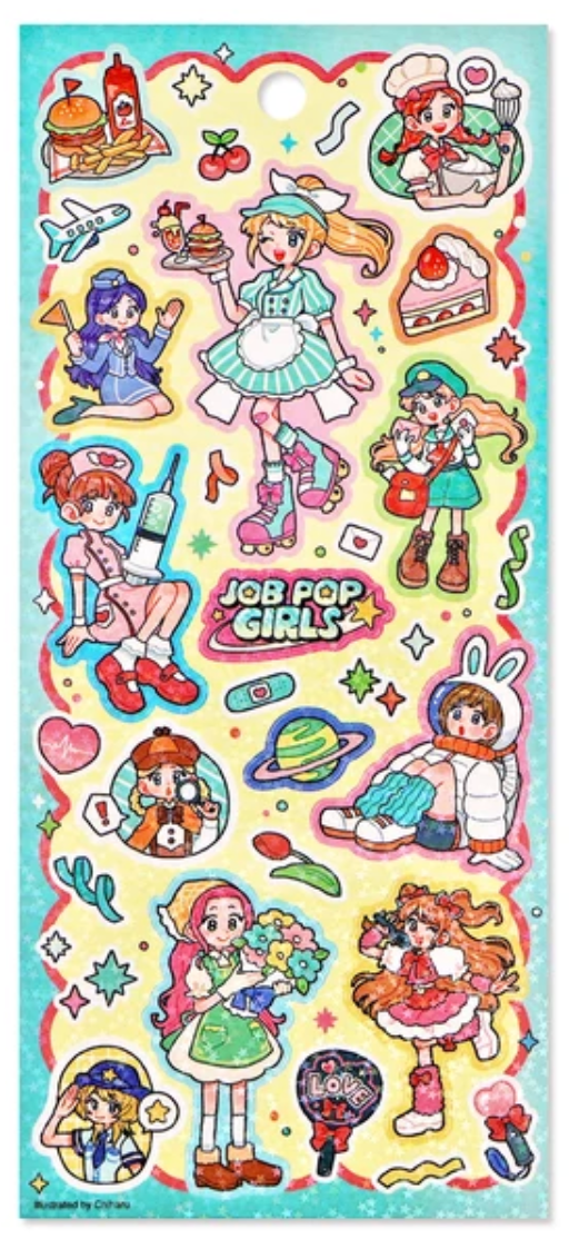Límmiðar - Japan Pop Girls