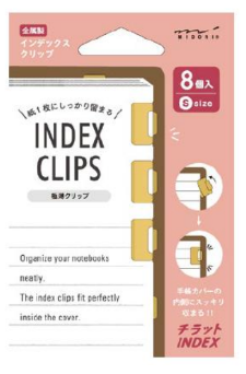 Index Clip S Chiratto Brass (minni)