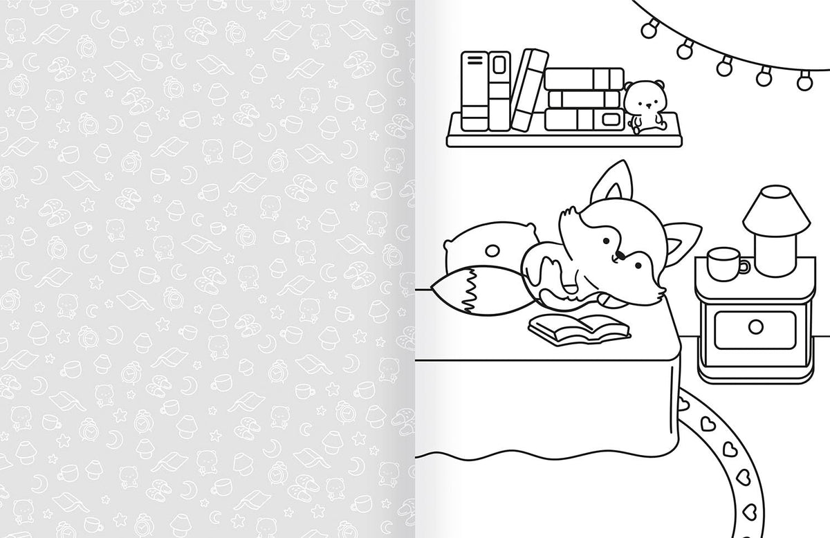 Lita- og límmiðabók - Comfy Dreams