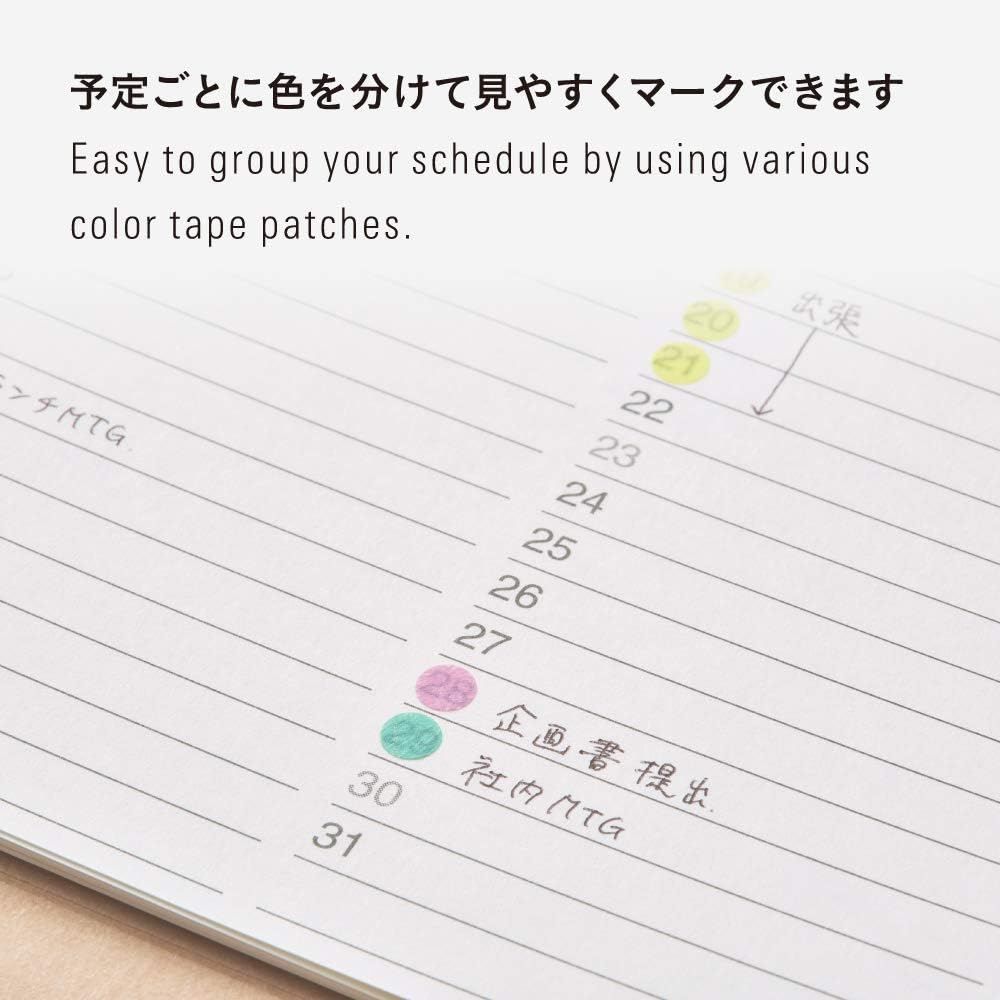 STÁLOGY Circular Masking Tape Patches 5mm Shuffle Earth