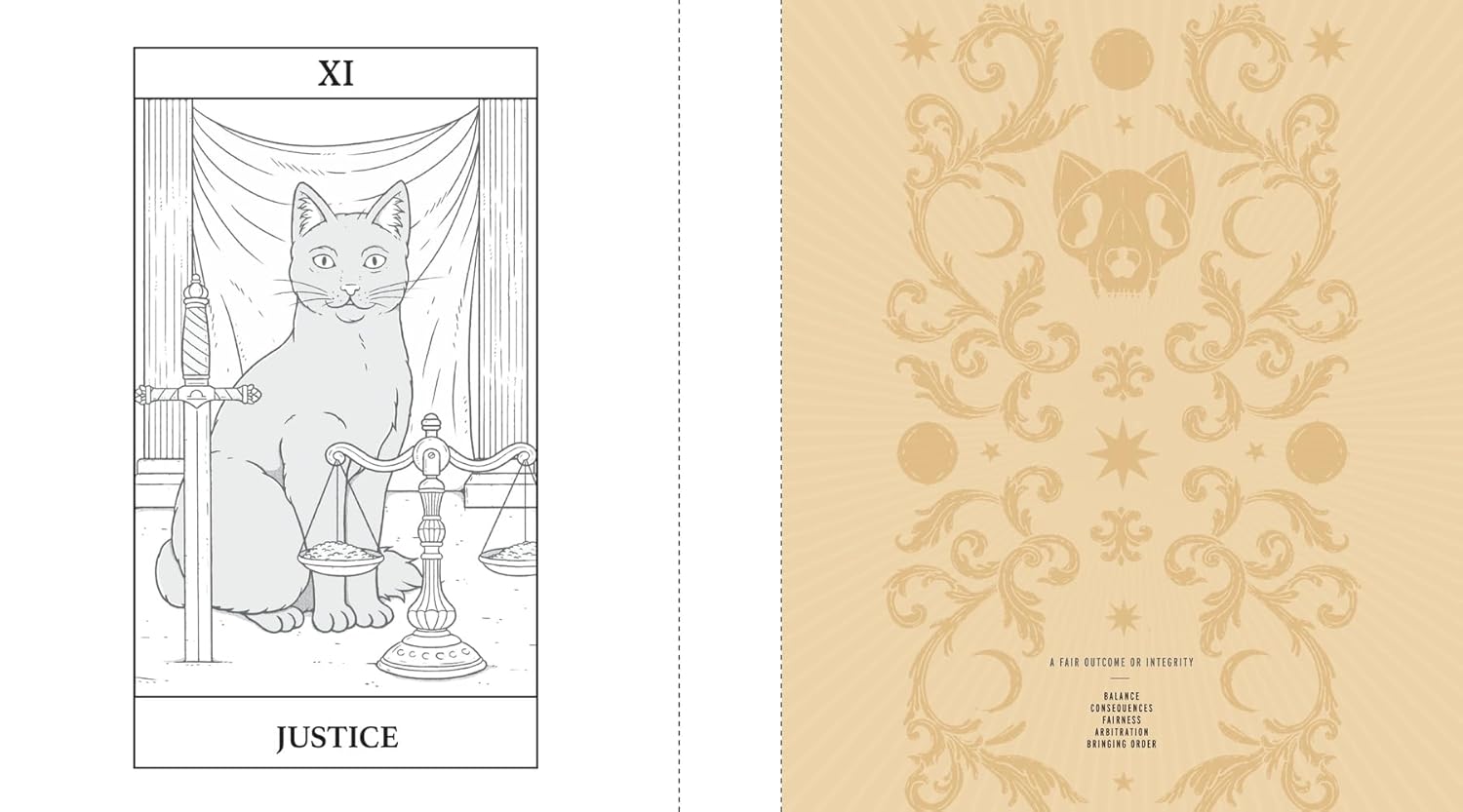 Litabók - Cats Rule the Earth Tarot Coloring Book