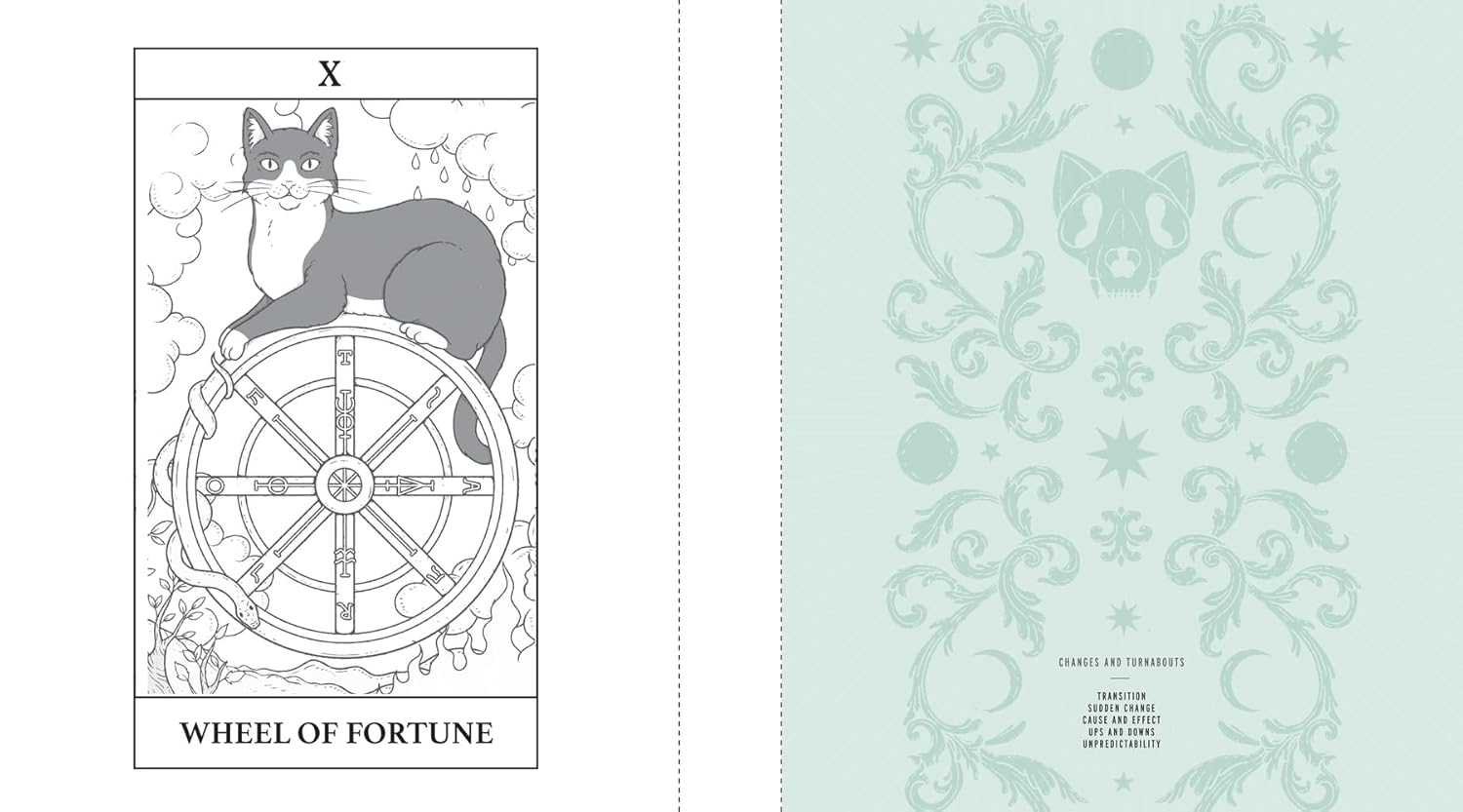 Litabók - Cats Rule the Earth Tarot Coloring Book
