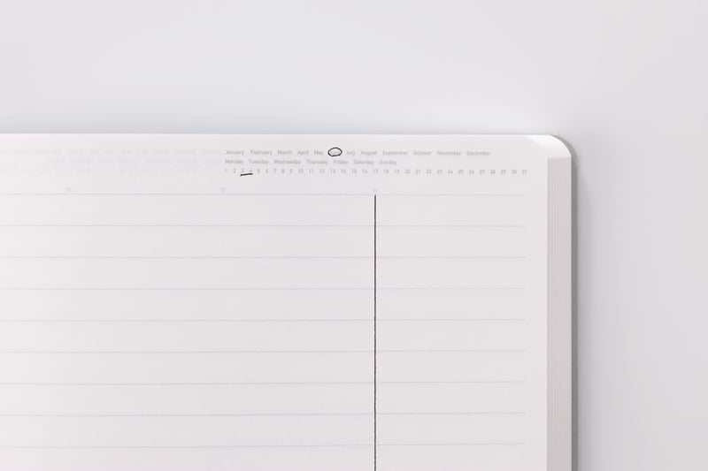 STÁLOGY 365 Days Notebook Lined Black [A5]
