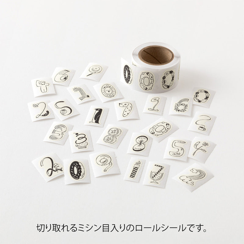 Yuru Log Vol. 3 Roll Sticker - Number