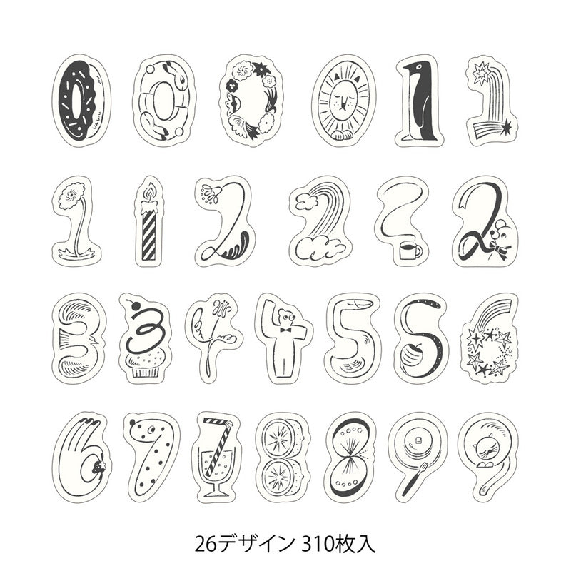 Yuru Log Vol. 3 Roll Sticker - Number