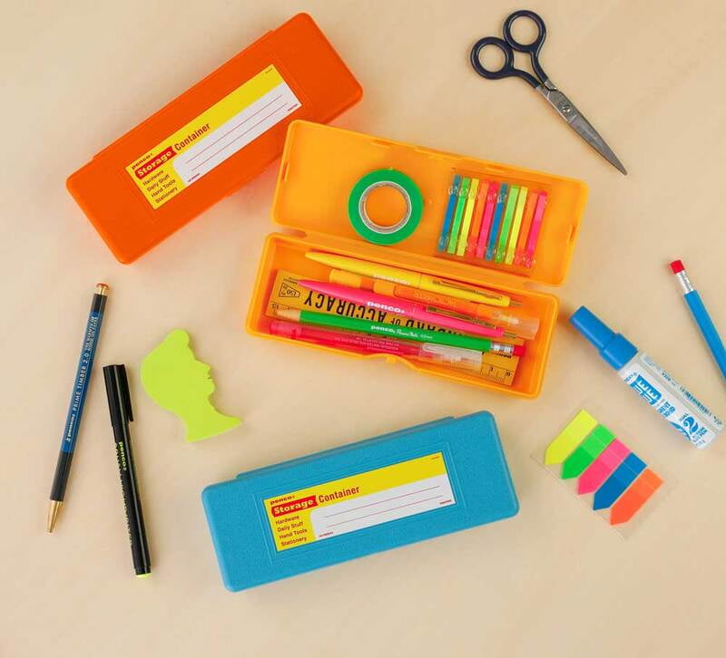 Penco geymslubox (pennaveski) - appelsínugult