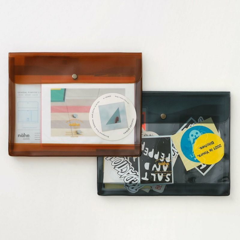 General Purpose Case A5 Clear Grey