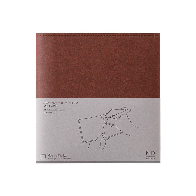 MD Notebook Hard Cover A5 Square Paper