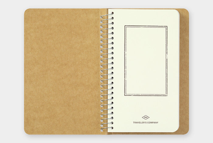 TRC SPIRAL RING NOTEBOOK A6 Slim Paper MD White