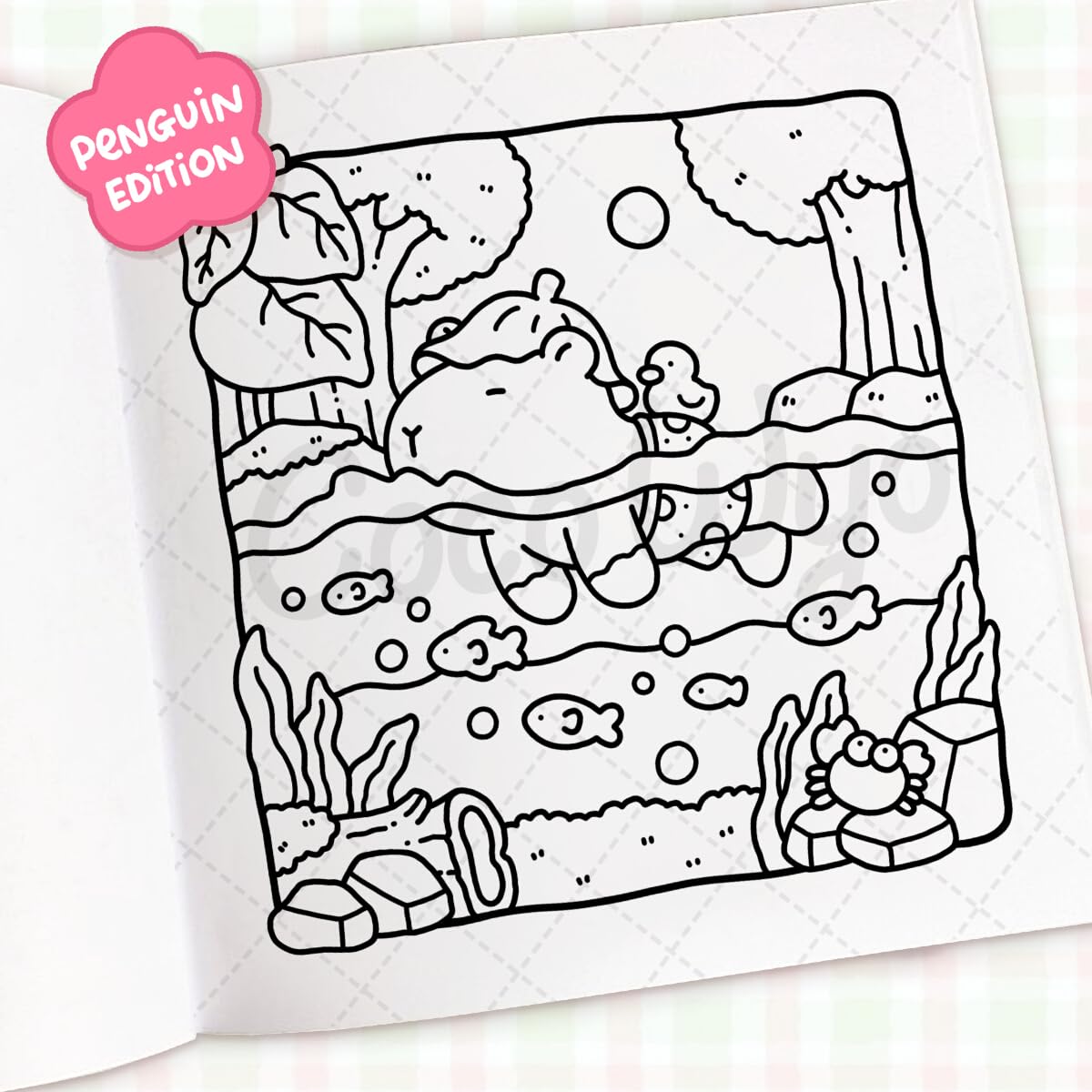 Litabók - Cozy Capybara