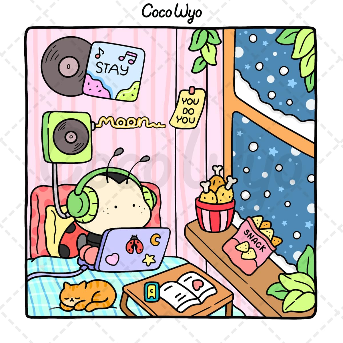 Litabók - Cozy Friends