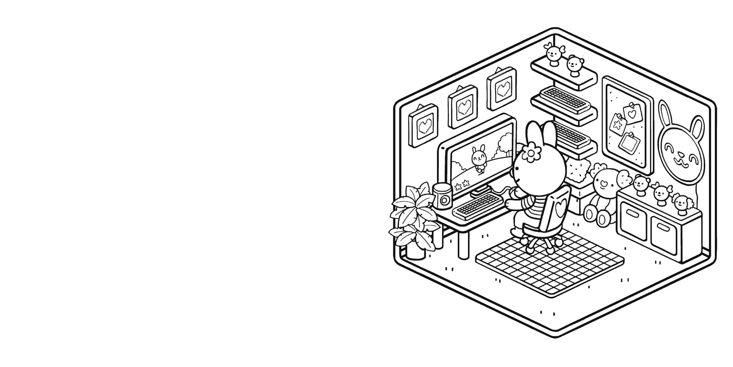 Litabók - Cosy Gamer