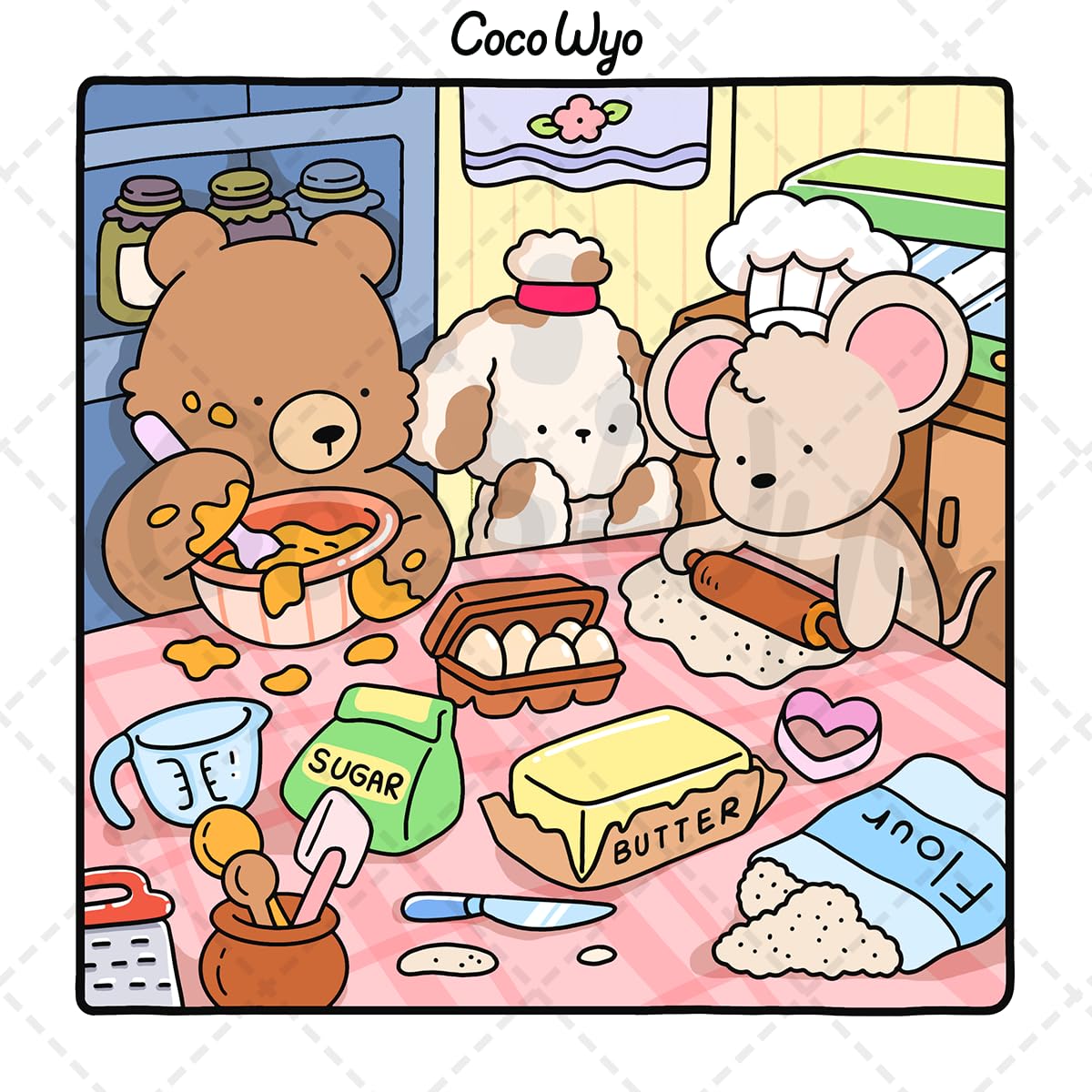 Litabók - Cozy Friends