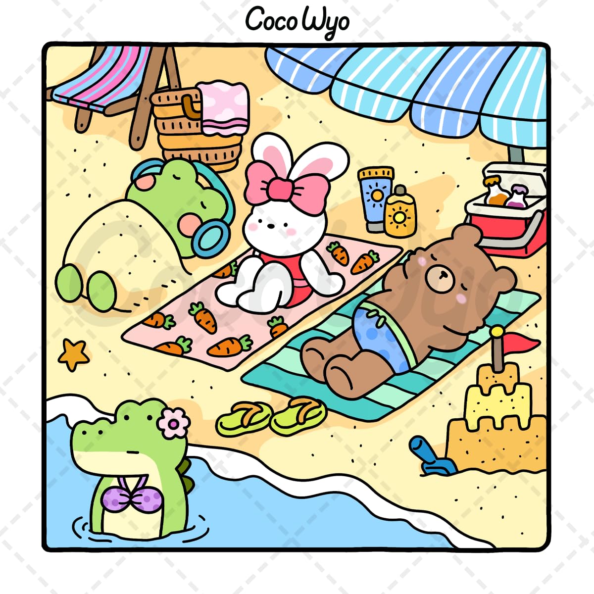 Litabók - Cozy Friends