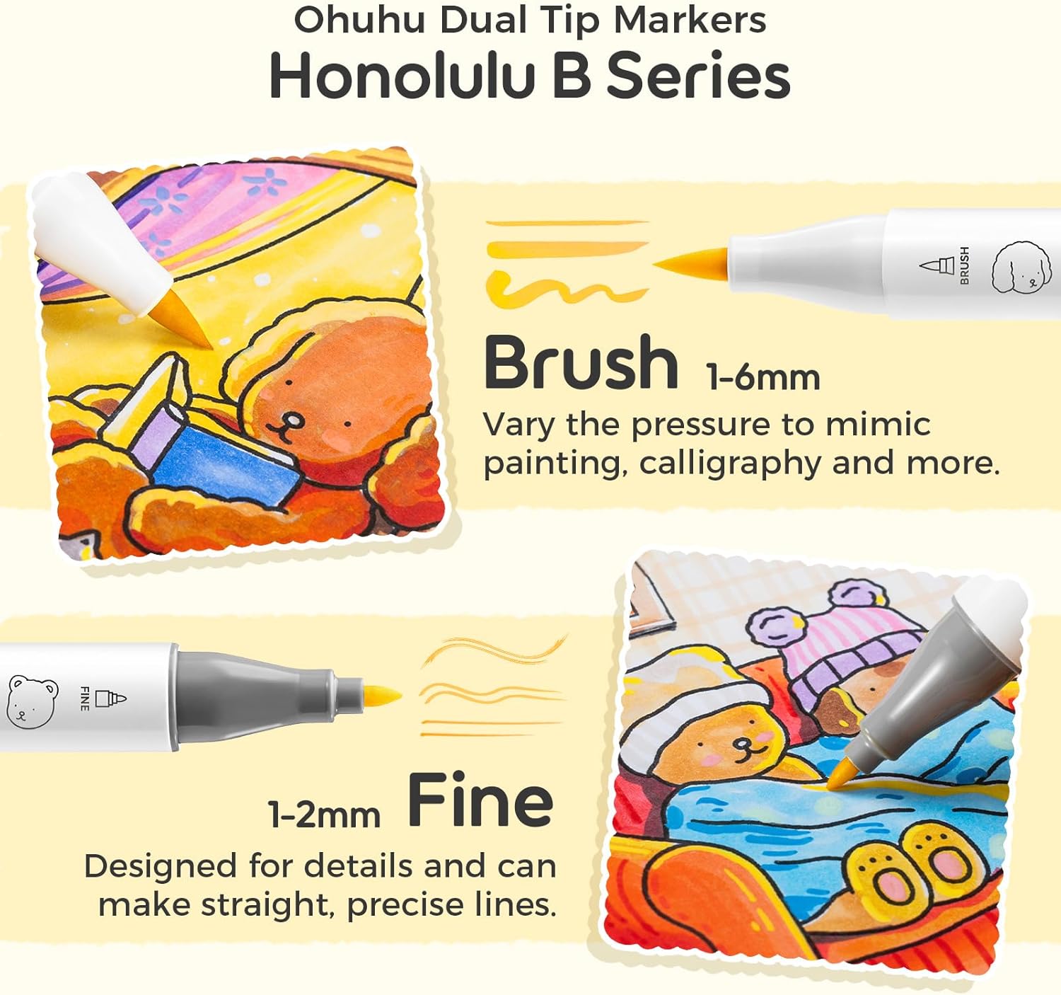 Ohuhu x Bobbie Goods [48stk - brush&fine]