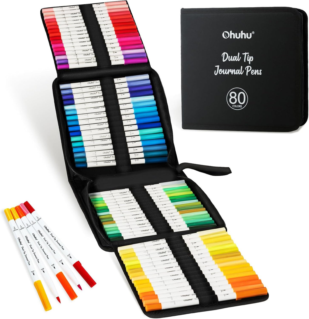 Ohuhu Journal Pens [80stk - brush & fine]