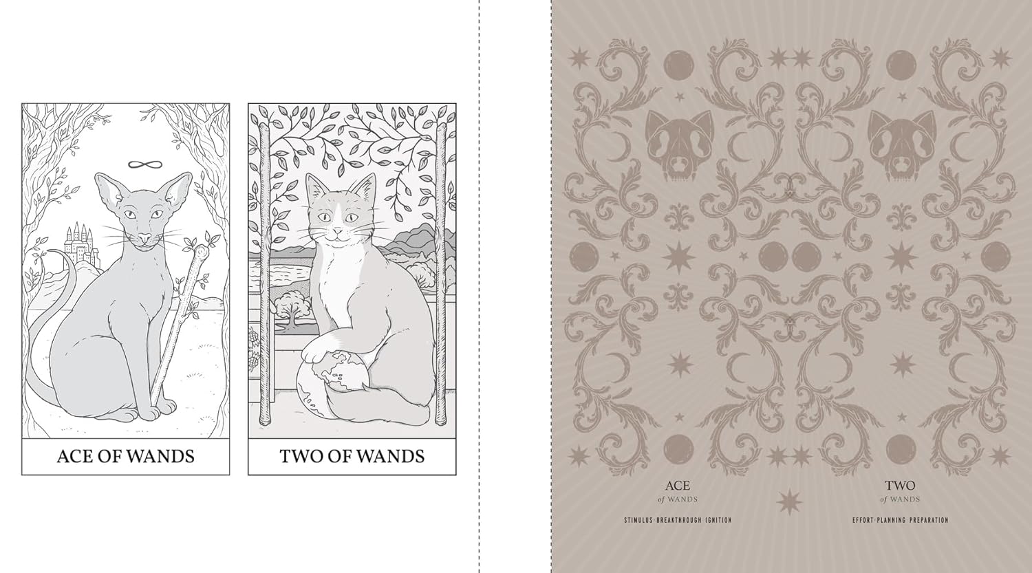 Litabók - Cats Rule the Earth Tarot Coloring Book