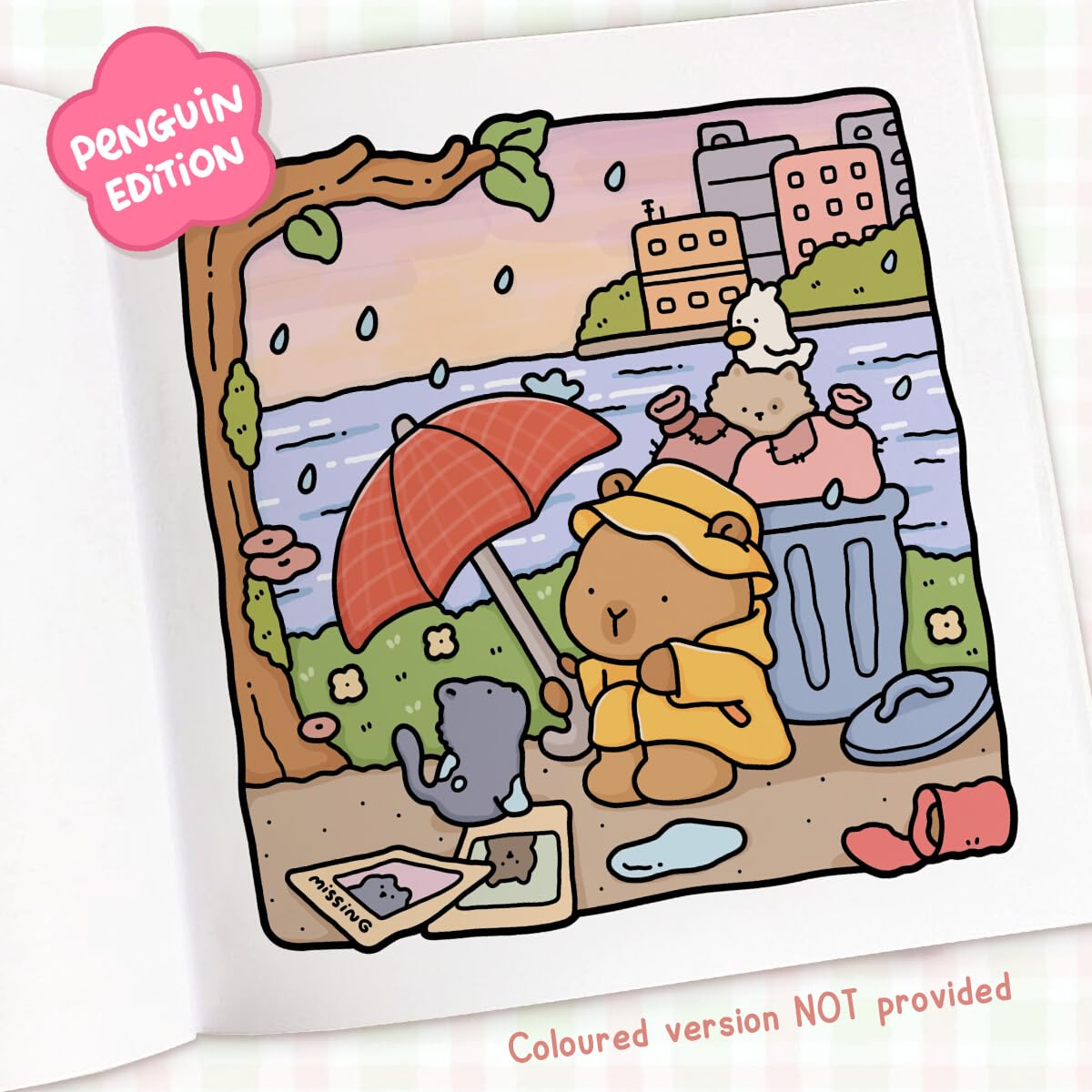 Litabók - Cozy Capybara