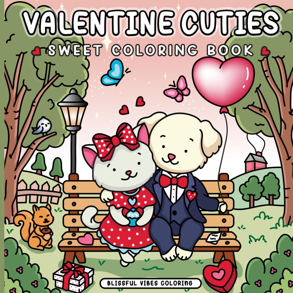Litabók - Valentine Cuties