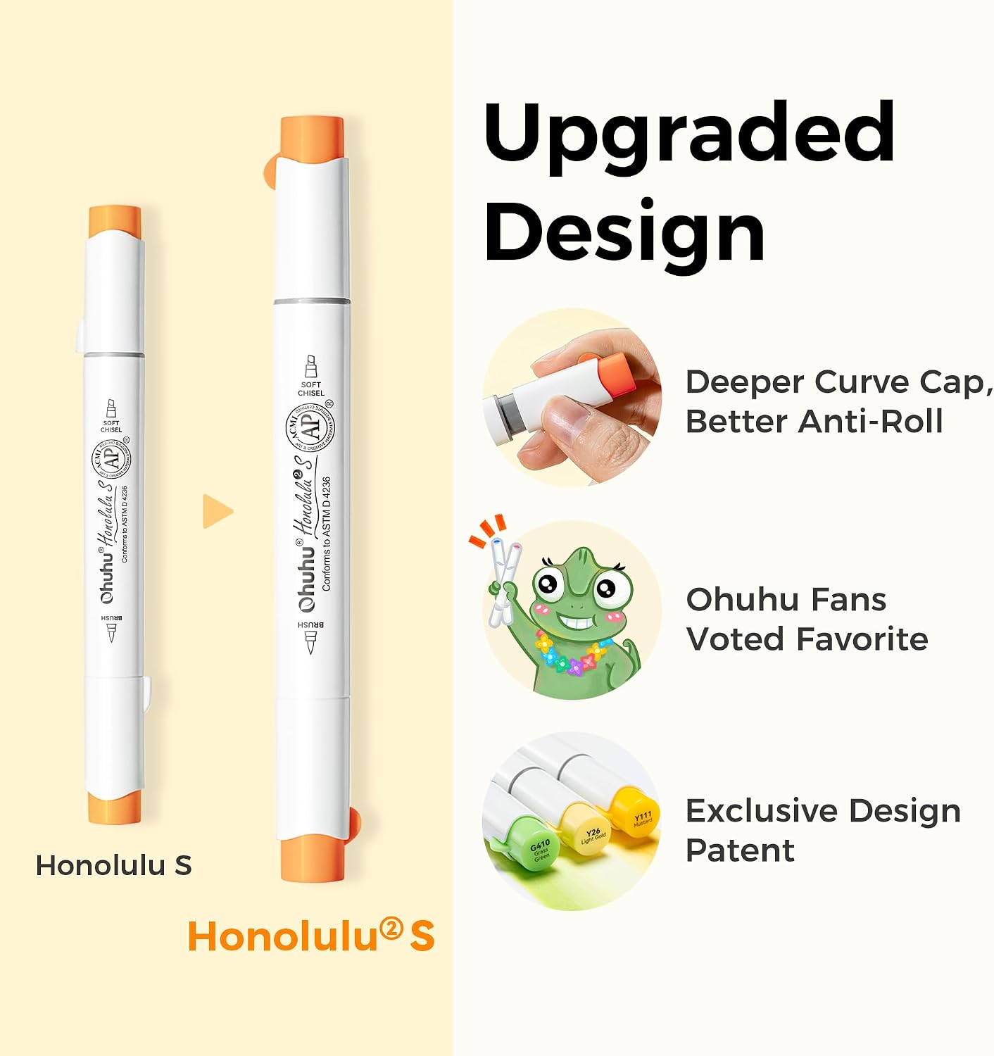 Ohuhu Honolulu² S [72stk - brush&soft chisel] Basic