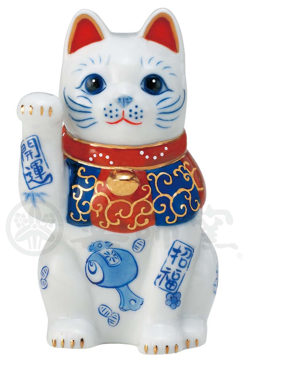 Maneki‑neko stytta (10 cm)