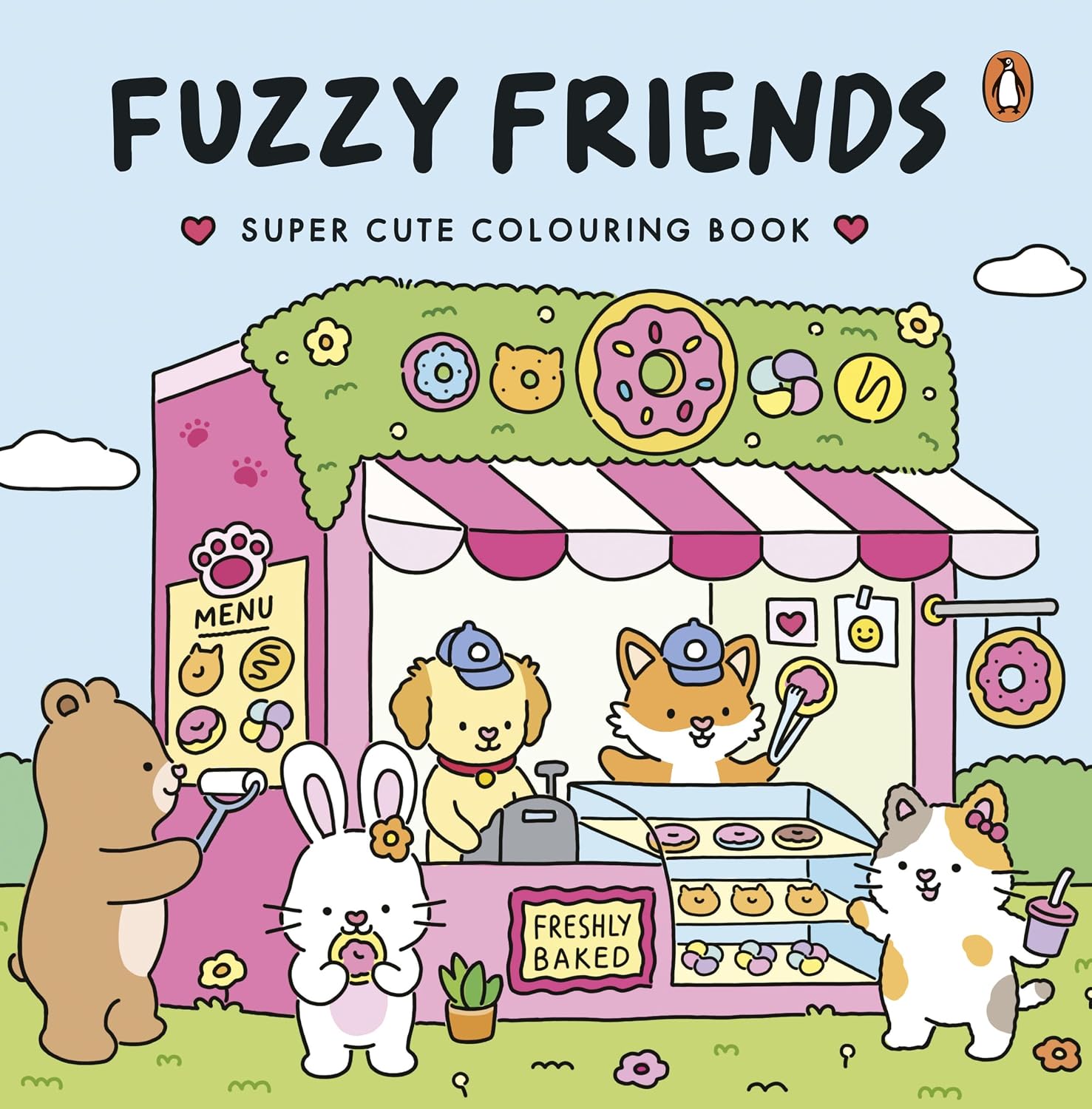Litabók - Fuzzy Friends