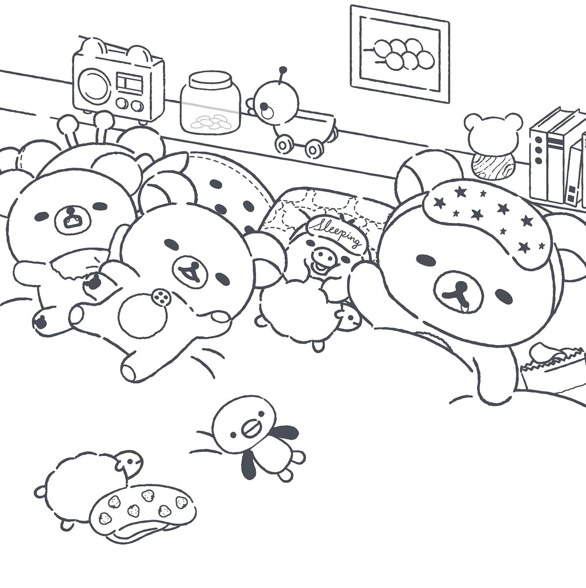Litabók - Rilakkuma
